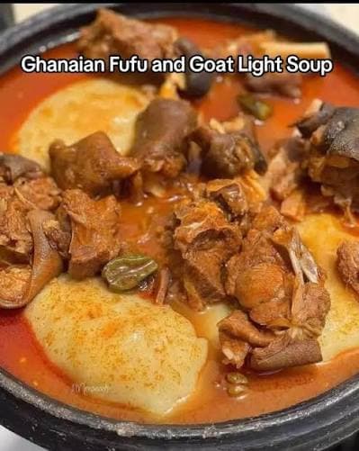 Goat Light Soup (Aponkye Nkrakra)
