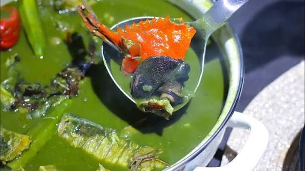 Green Leaves Soup (Ebunu Ebunu)